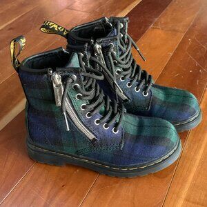 Dr. Martens Plaid Boots Size 11